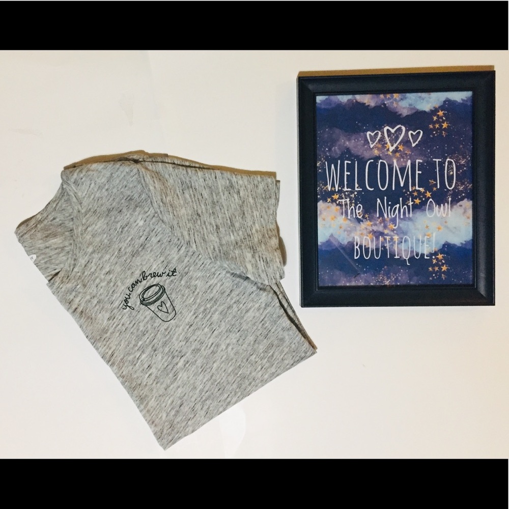 NEW Old Navy Everywear T-Shirt Size Medium- Coffee